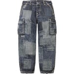 Supreme Supreme True Religion Patchwork Cargo Pant (FW25) - Dirty Indigo