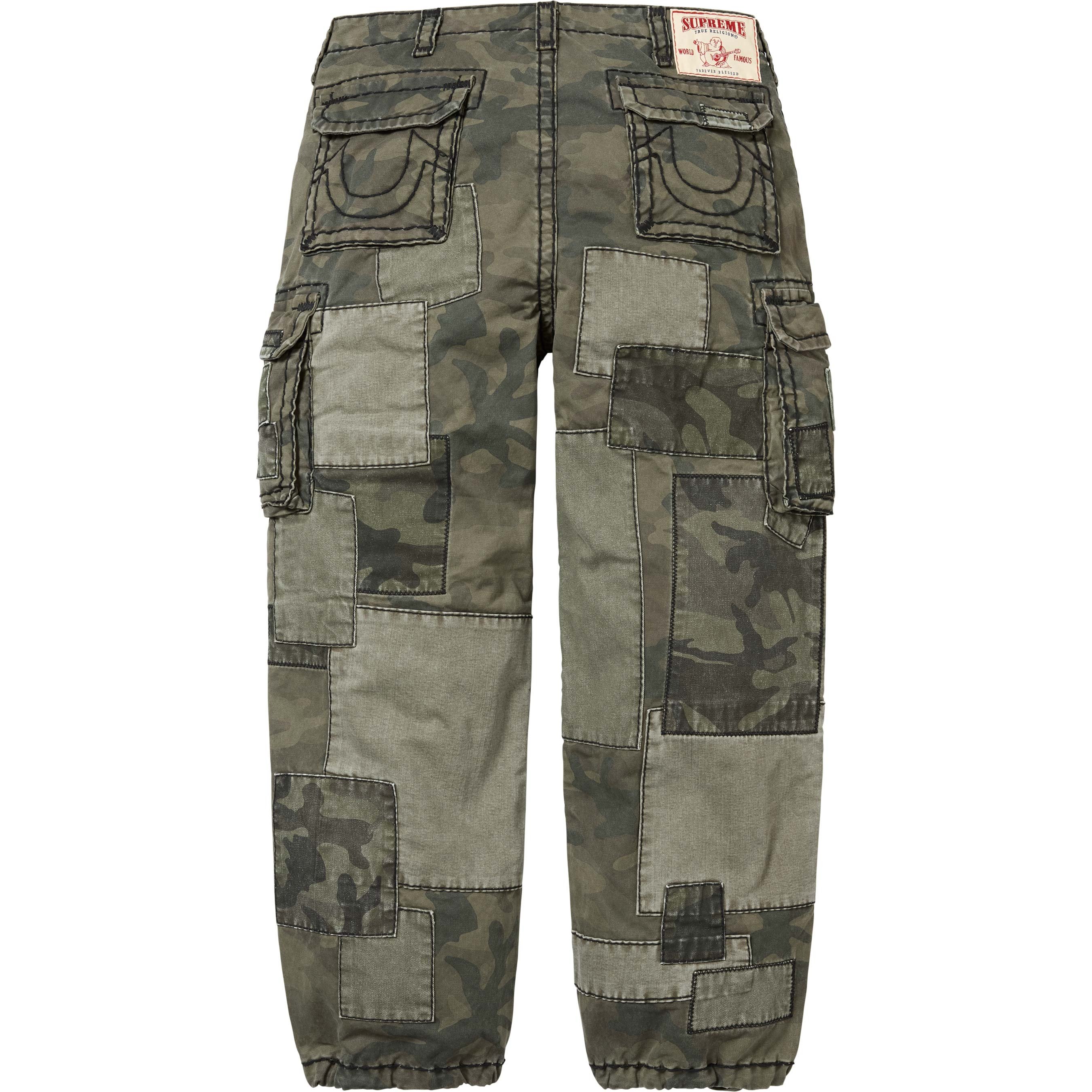Supreme Supreme True Religion Patchwork Cargo Pant (FW25) - Olive Camo - $398