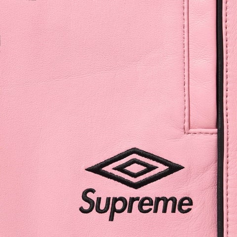 Supreme Supreme®/Umbro® Leather Track Pant - Pink