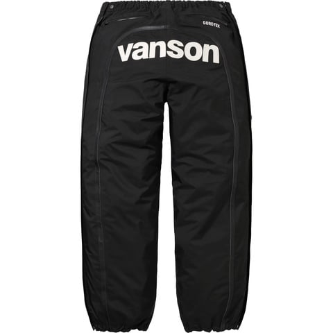 Supreme Vanson Leathers GORE TEXPant 黒　S Supreme®/Vanson Leathers® GORE-TEX Pant - Supreme