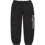 Supreme Washed Old English Sweatpant (FW25) - Black