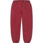 Supreme Washed Old English Sweatpant (FW25) - Cardinal