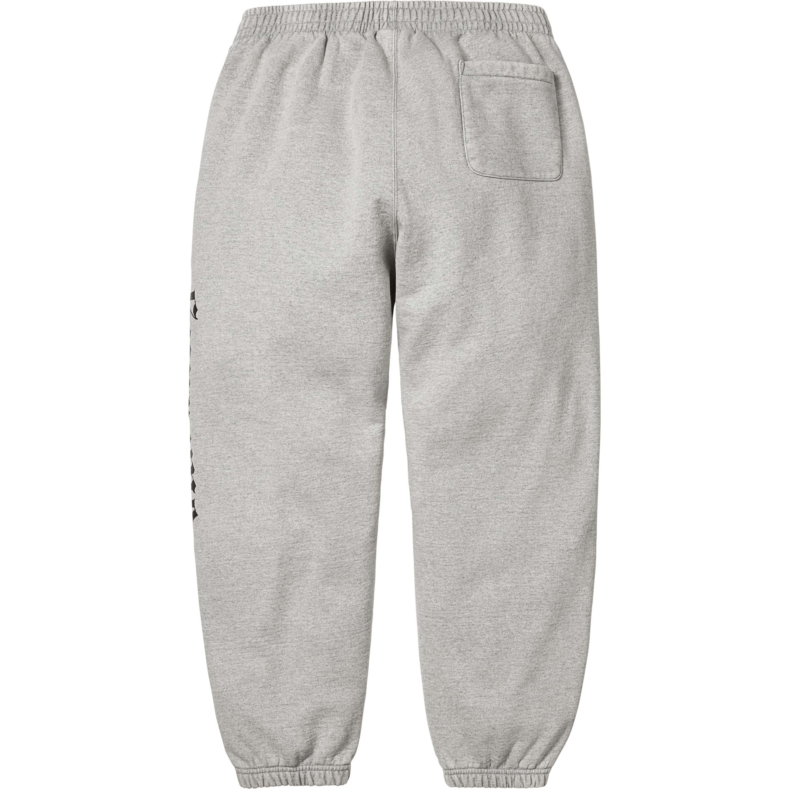 Supreme Washed Old English Sweatpant (FW25) - $158