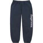Supreme Washed Old English Sweatpant (FW25) - Navy