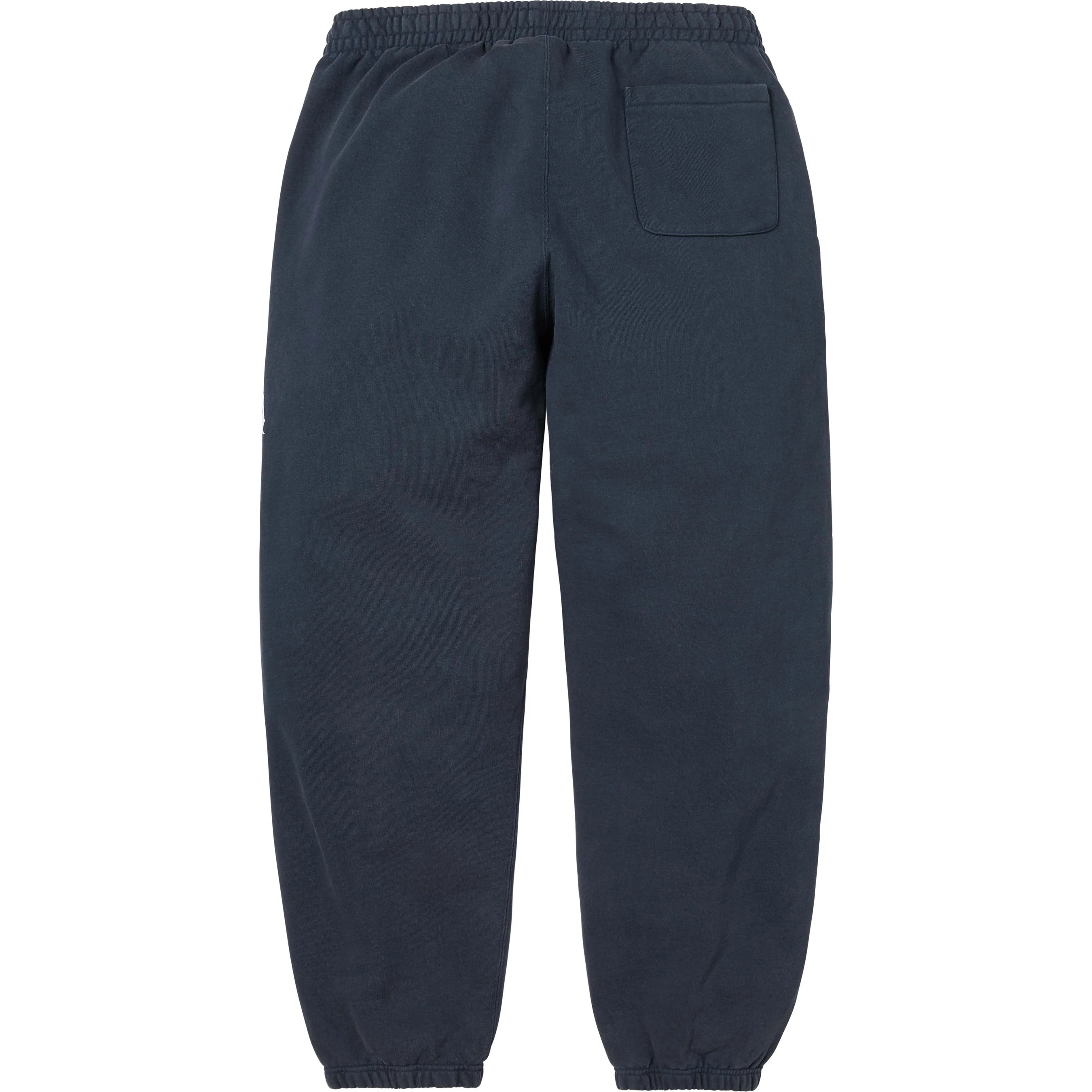Supreme Washed Old English Sweatpant (FW25) - Navy - $158