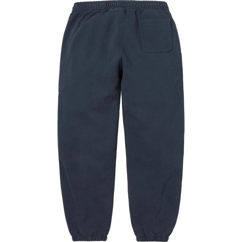 Supreme Washed Old English Sweatpant - Navy