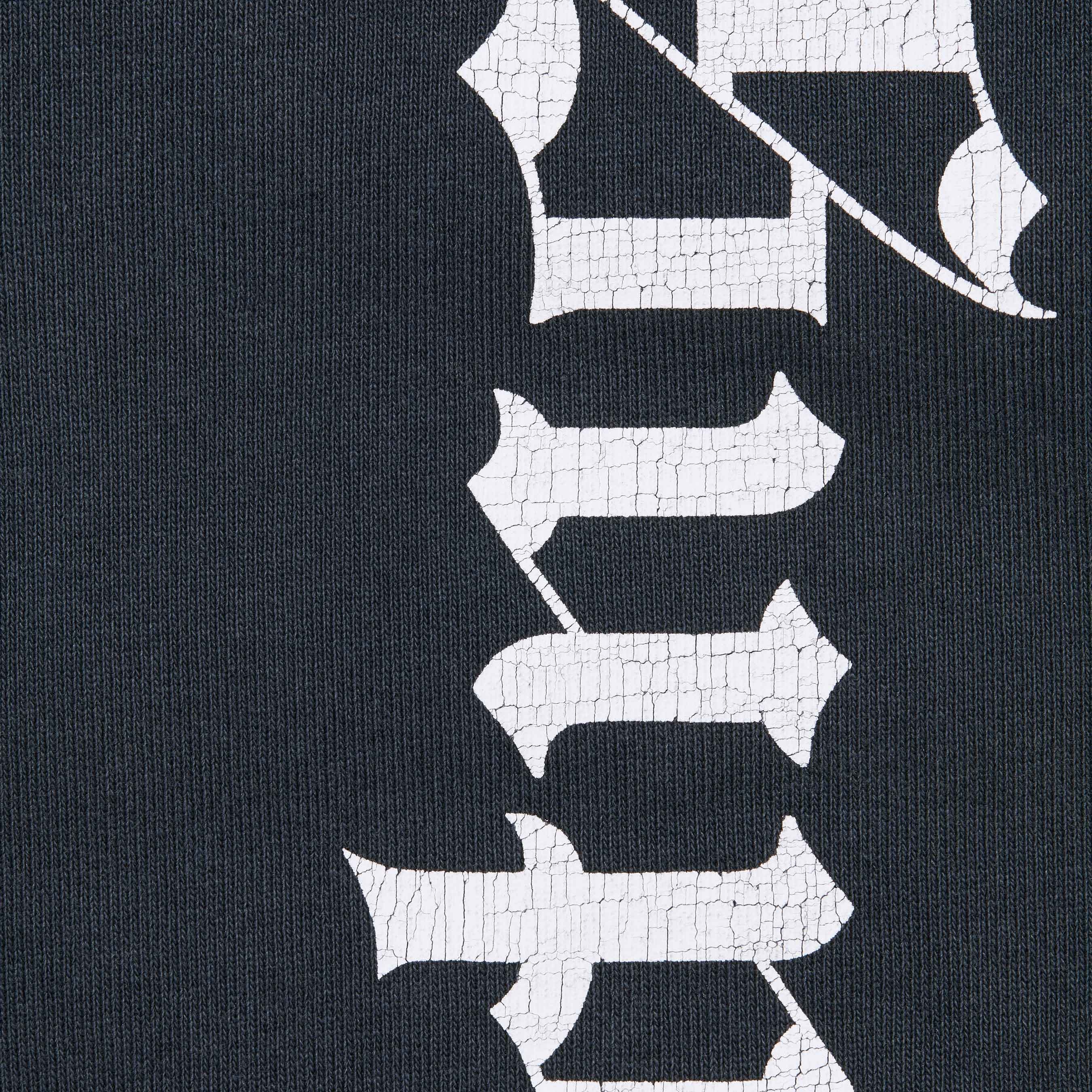 Supreme Washed Old English Sweatpant (FW25) - Navy - $158