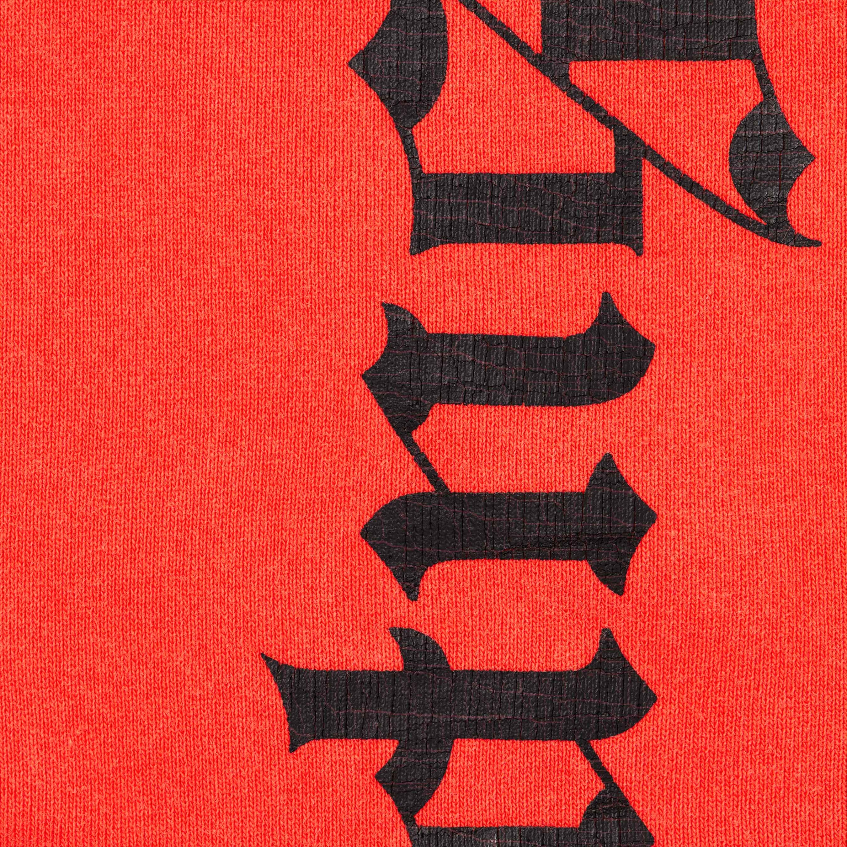 Supreme Washed Old English Sweatpant (FW25) - Orange - $158