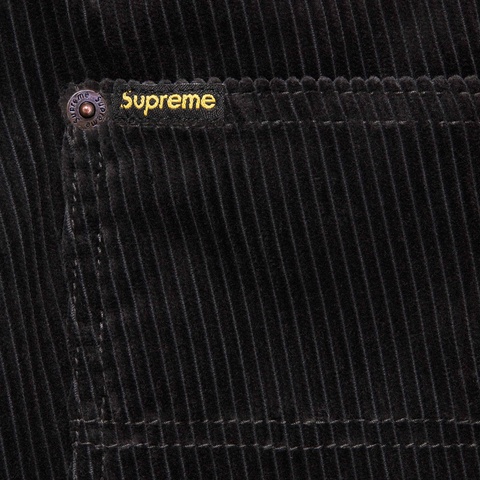 Supreme Wide Wale Corduroy Painter Pant - Black