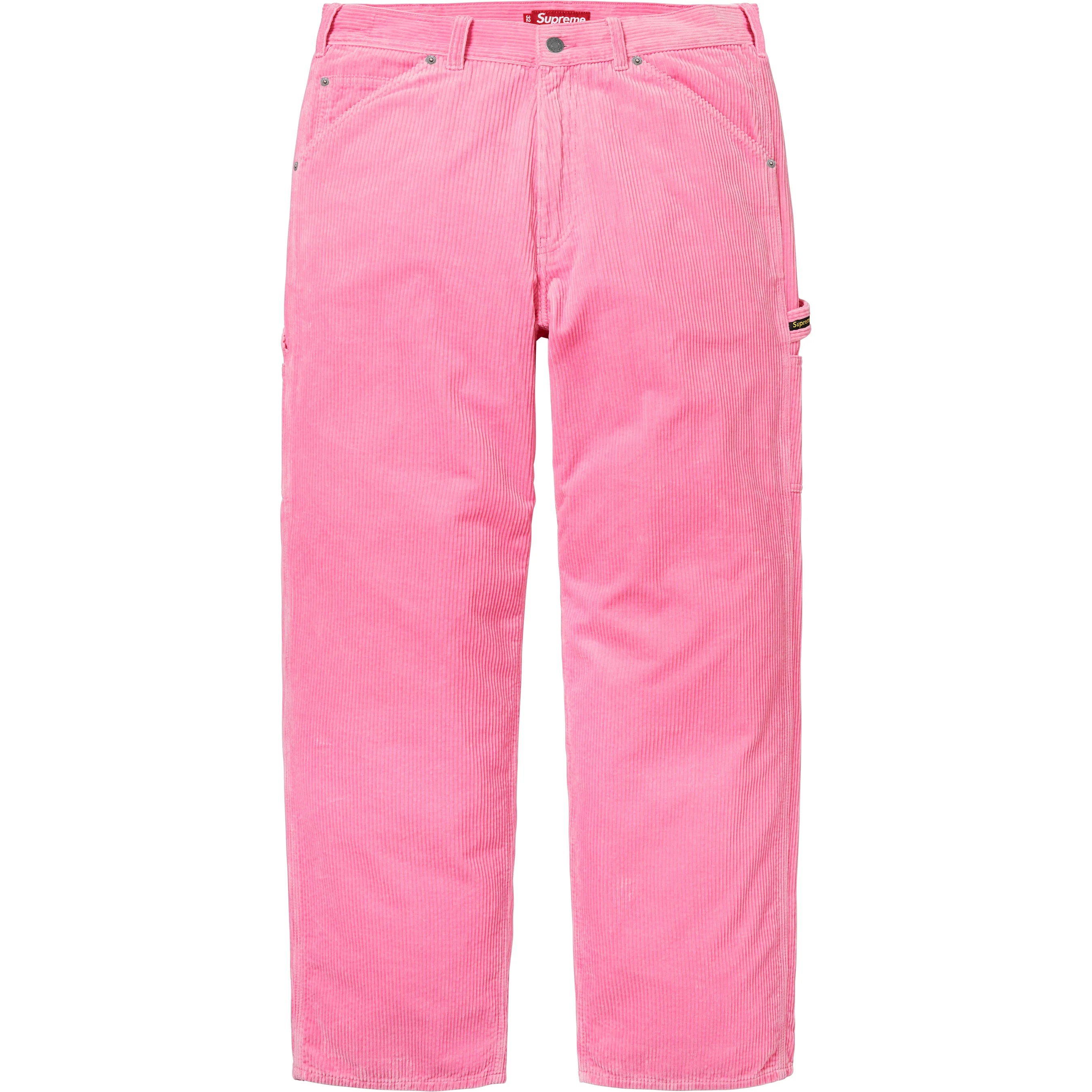 Supreme Wide Wale Corduroy Painter Pant (FW25) - Pink - $198
