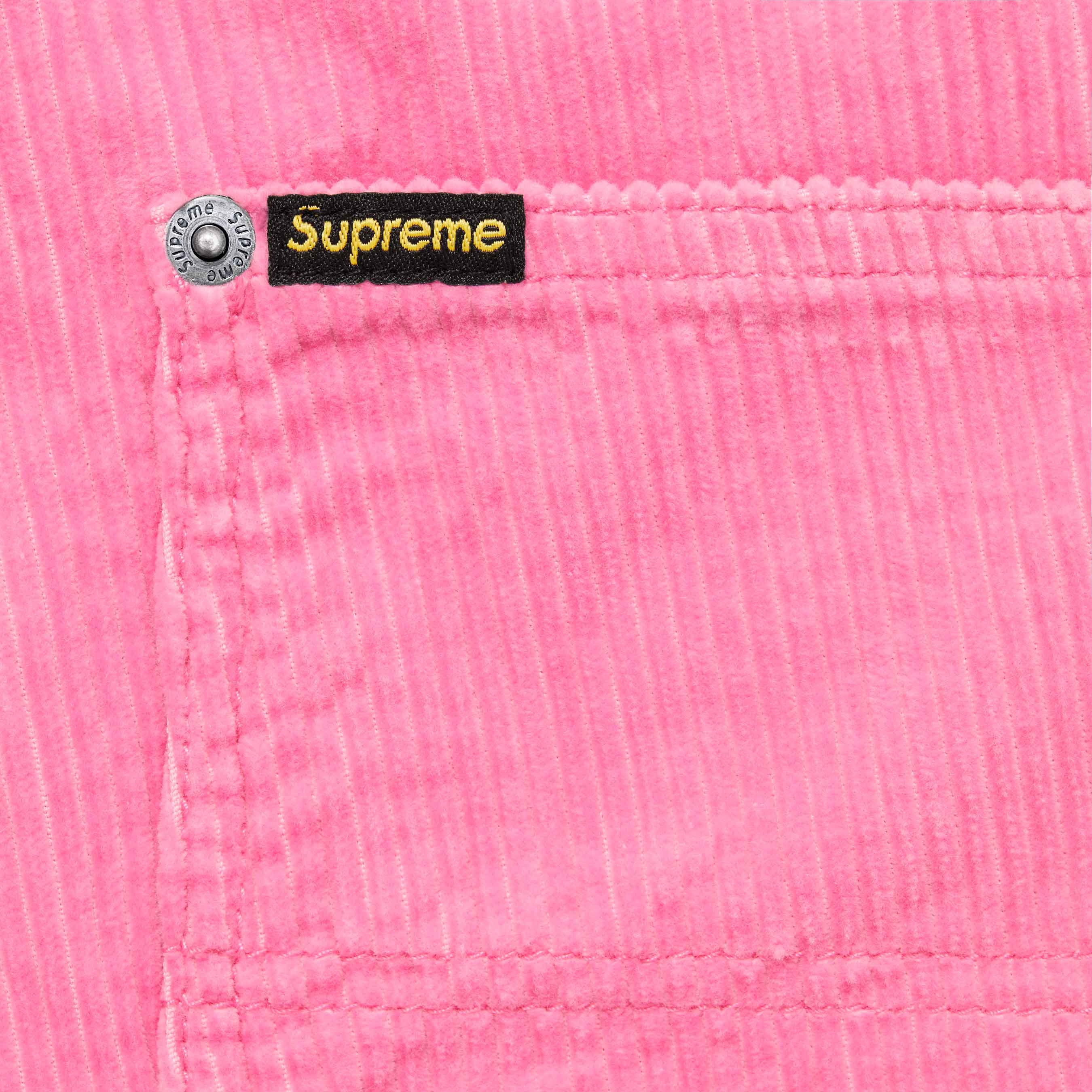 Supreme Wide Wale Corduroy Painter Pant (FW25) - Pink - $198
