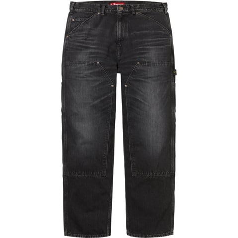 Worn Double Knee Denim Painter Jean - Supreme