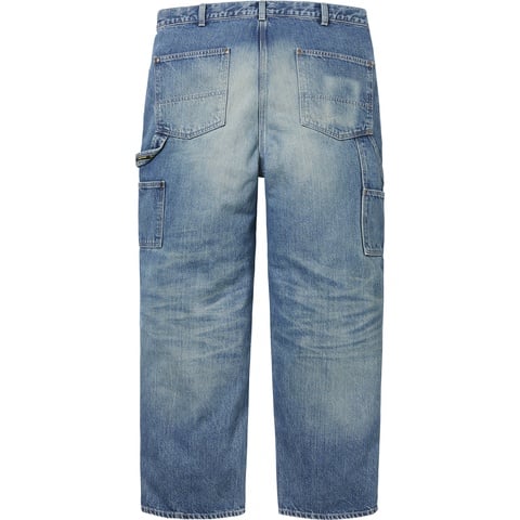 Worn Double Knee Denim Painter Jean - Supreme Worn Double Knee Denim Painter Jean - Supreme