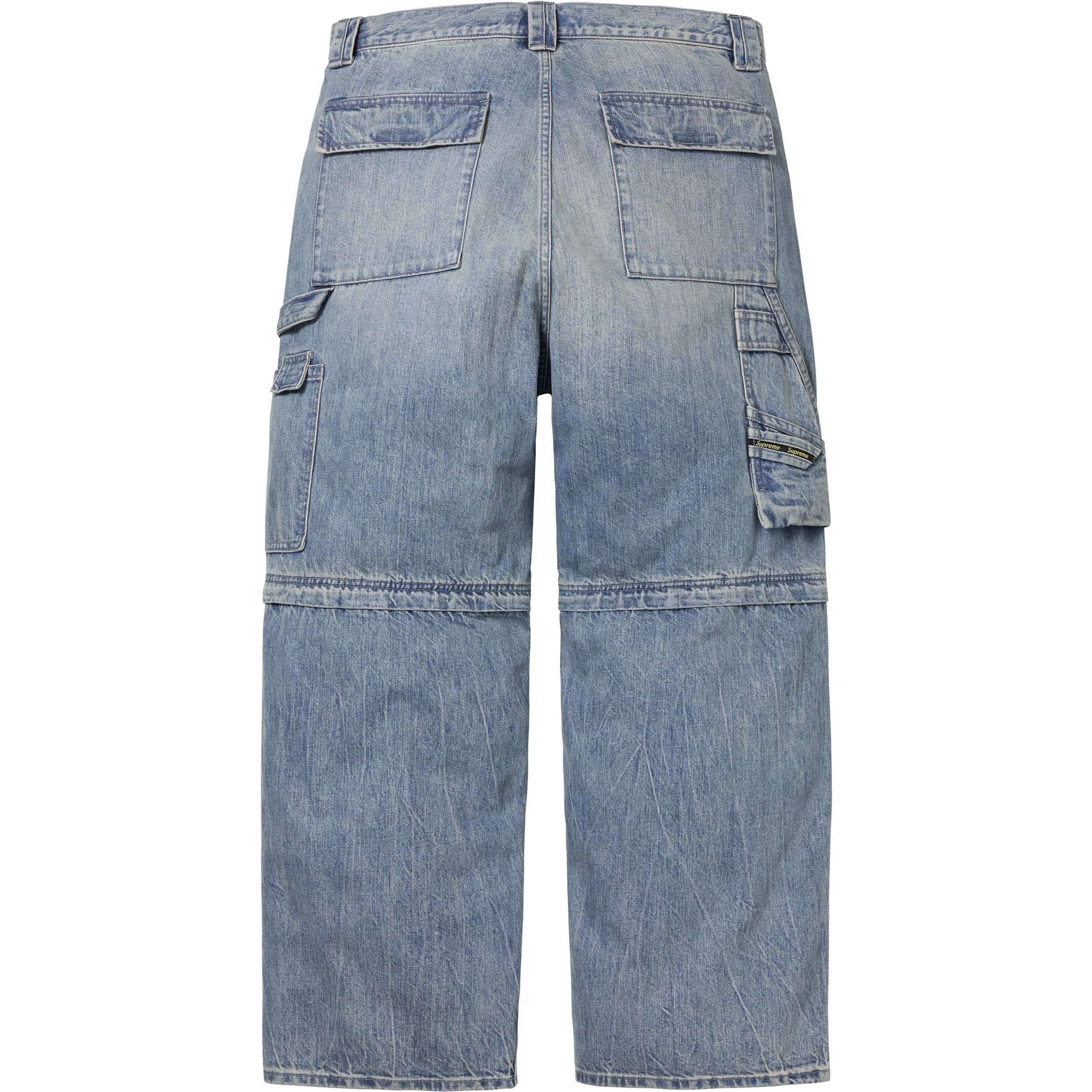 Supreme Zip-Off Utility Pant (FW25) - Denim - $198