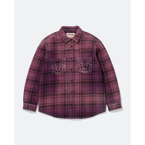 Supreme Quilted Lined Plaid Flannel Shirt