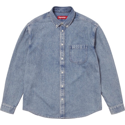 トップス Supreme Applique Denim Shirt Indigo 25fw Appliqué Denim Shirt - fall/winter 2025 - Supreme