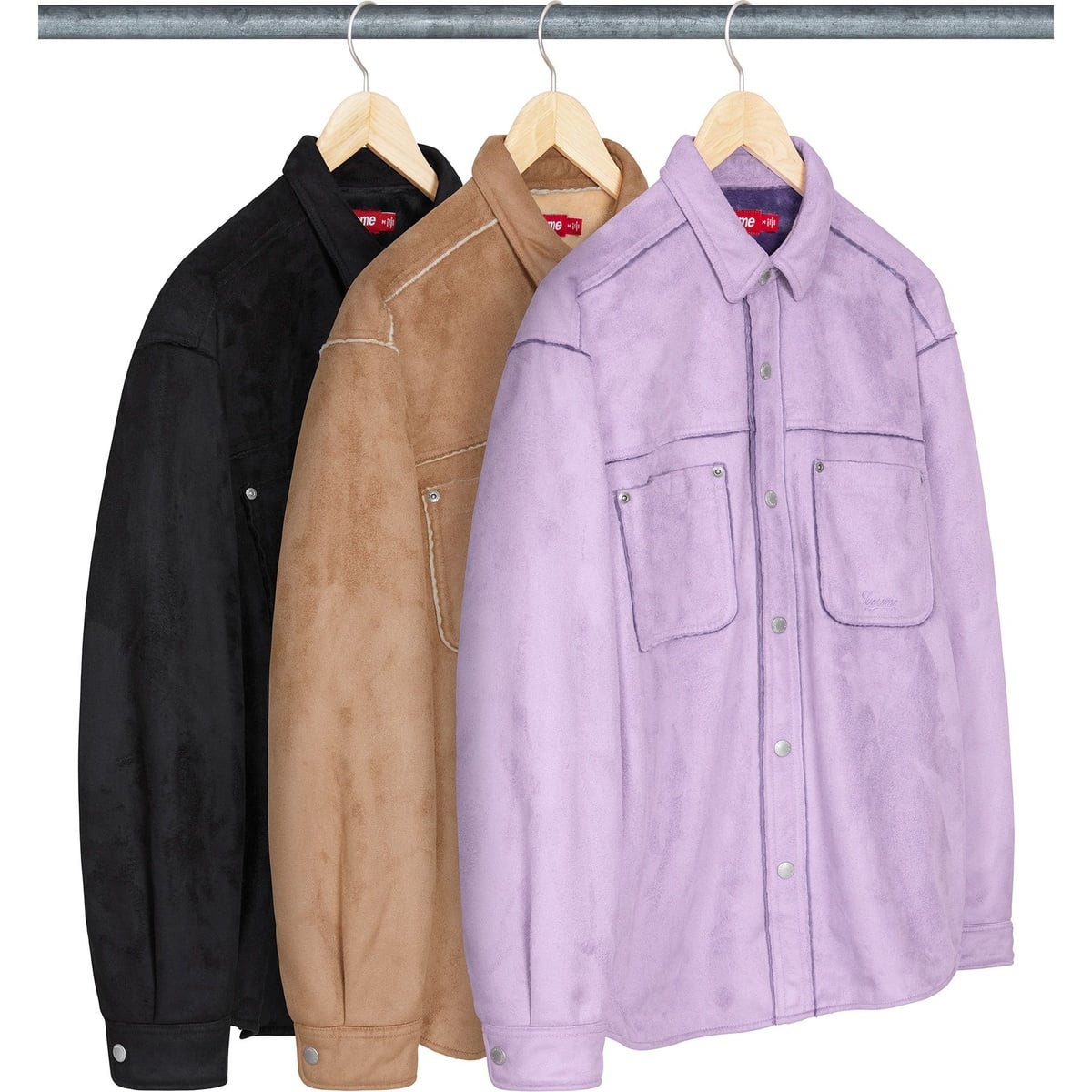 Faux Suede Snap Shirt - fall/winter 2025 - SupremeCommunity