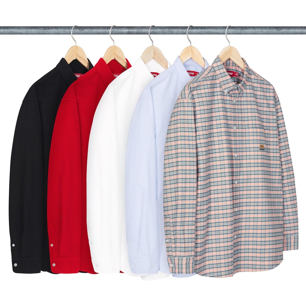 Loose Fit Flannel Oxford Shirt - SupremeCommunity