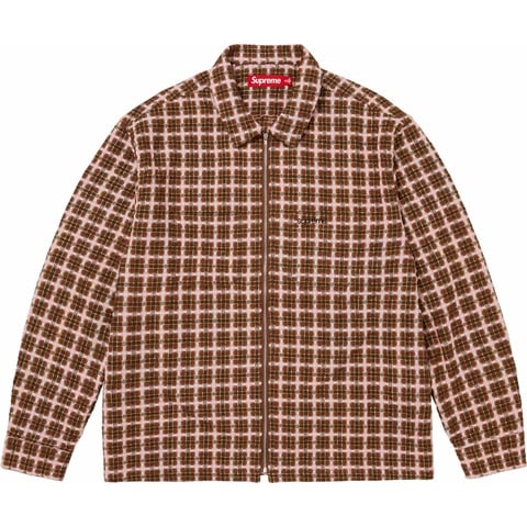 Metallic Plaid Zip Up Shirt - fall/winter 2025 - Supreme