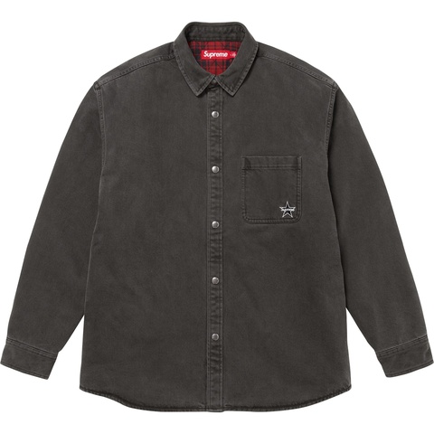 Quilted Lined Denim Snap Shirt - fall/winter 2025 - Supreme