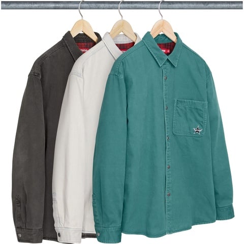 Quilted Lined Denim Snap Shirt - fall/winter 2025 - Supreme