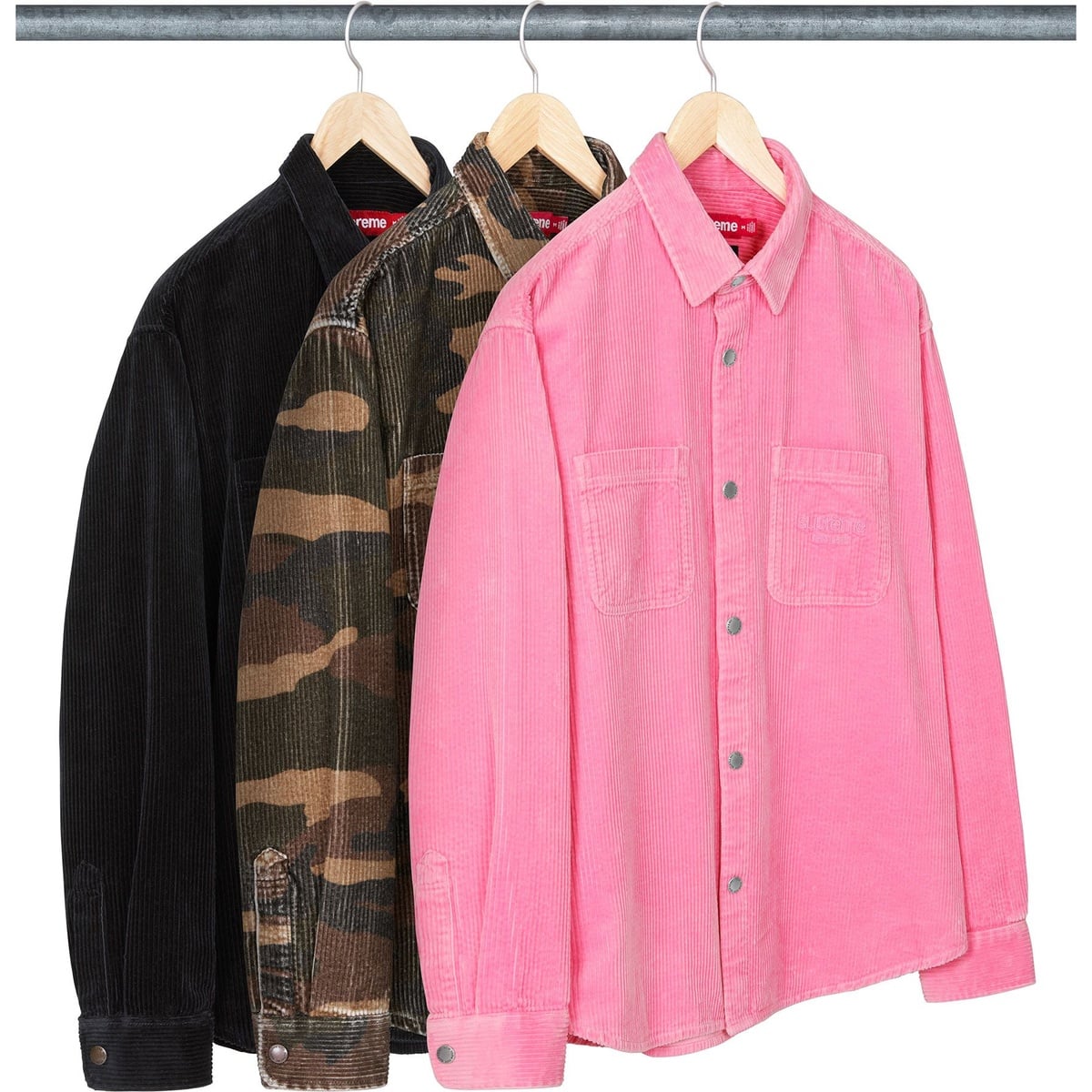 Wide Wale Corduroy Snap Shirt - SupremeCommunity