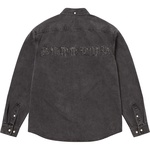 Supreme Appliqué Denim Shirt (FW25) - Black