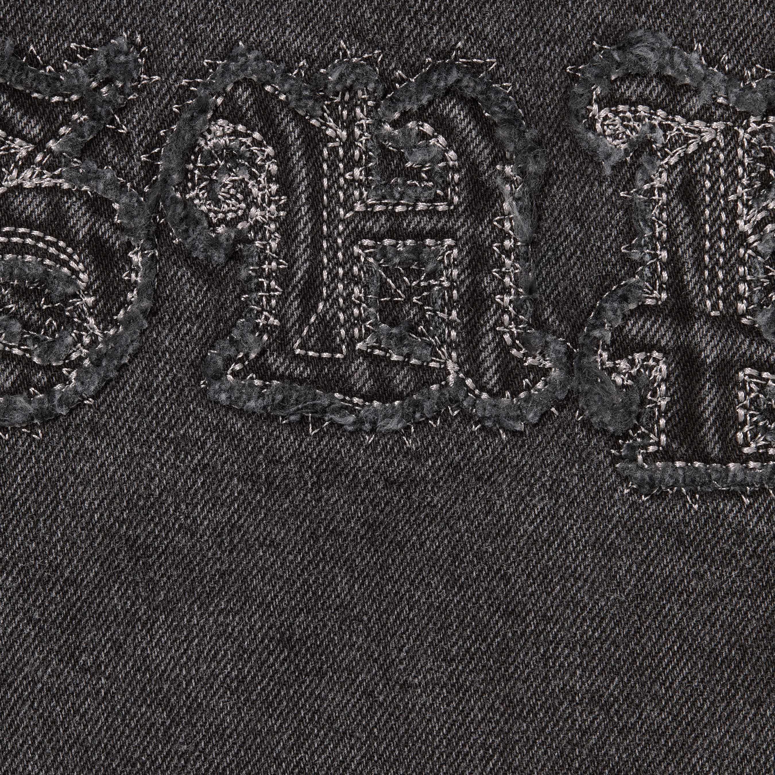 Supreme Appliqué Denim Shirt (FW25) - Black - $158