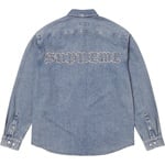 Supreme Appliqué Denim Shirt (FW25) - Indigo