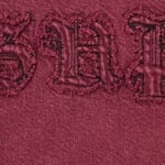 Supreme Appliqué Denim Shirt (FW25) - Washed Red