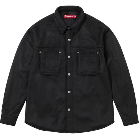 Faux Suede Snap Shirt - fall/winter 2025 - Supreme