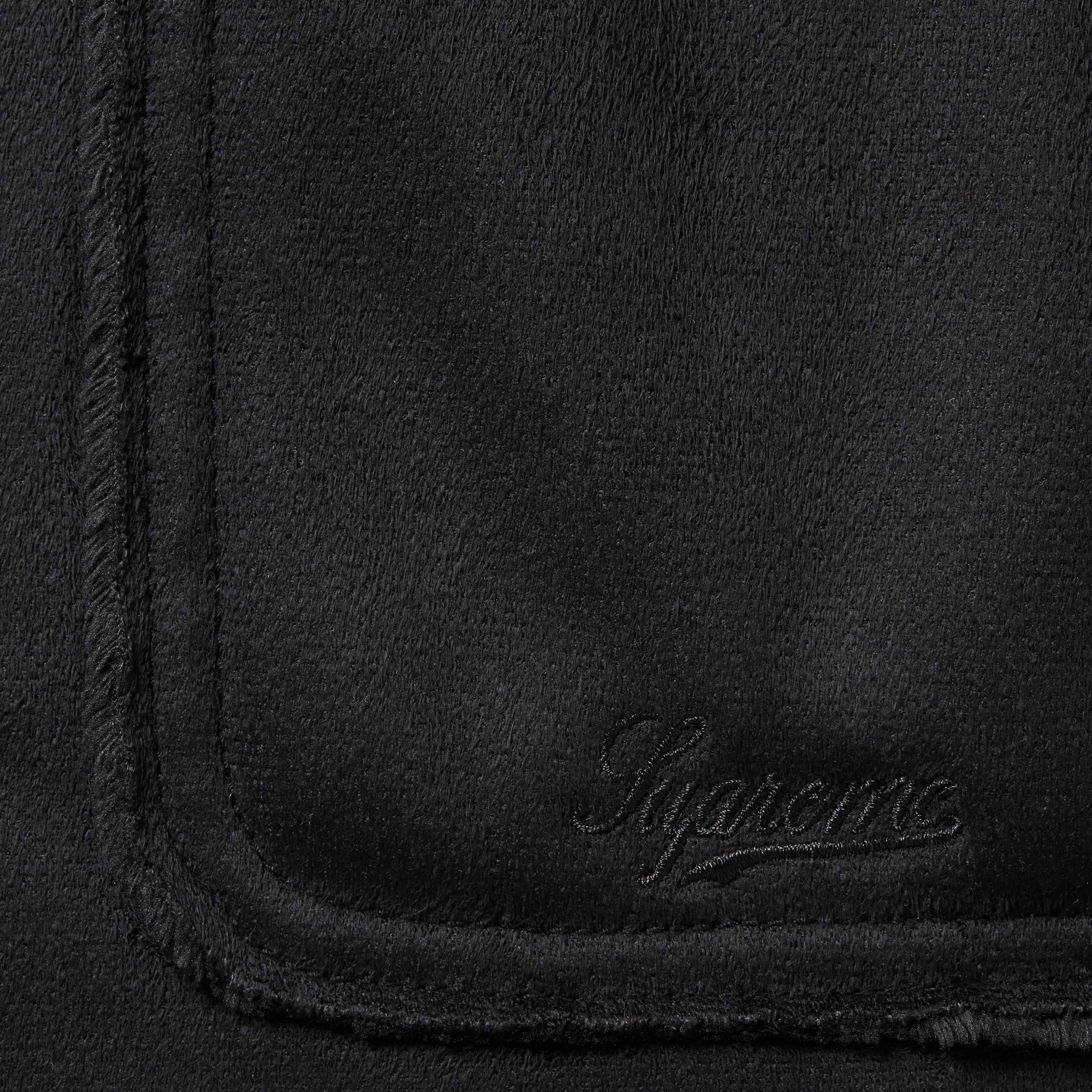 Supreme Faux Suede Snap Shirt (FW25) - Black - $168