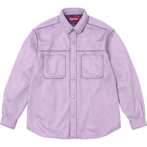 Faux Suede Snap Shirt - fall/winter 2025 - Supreme