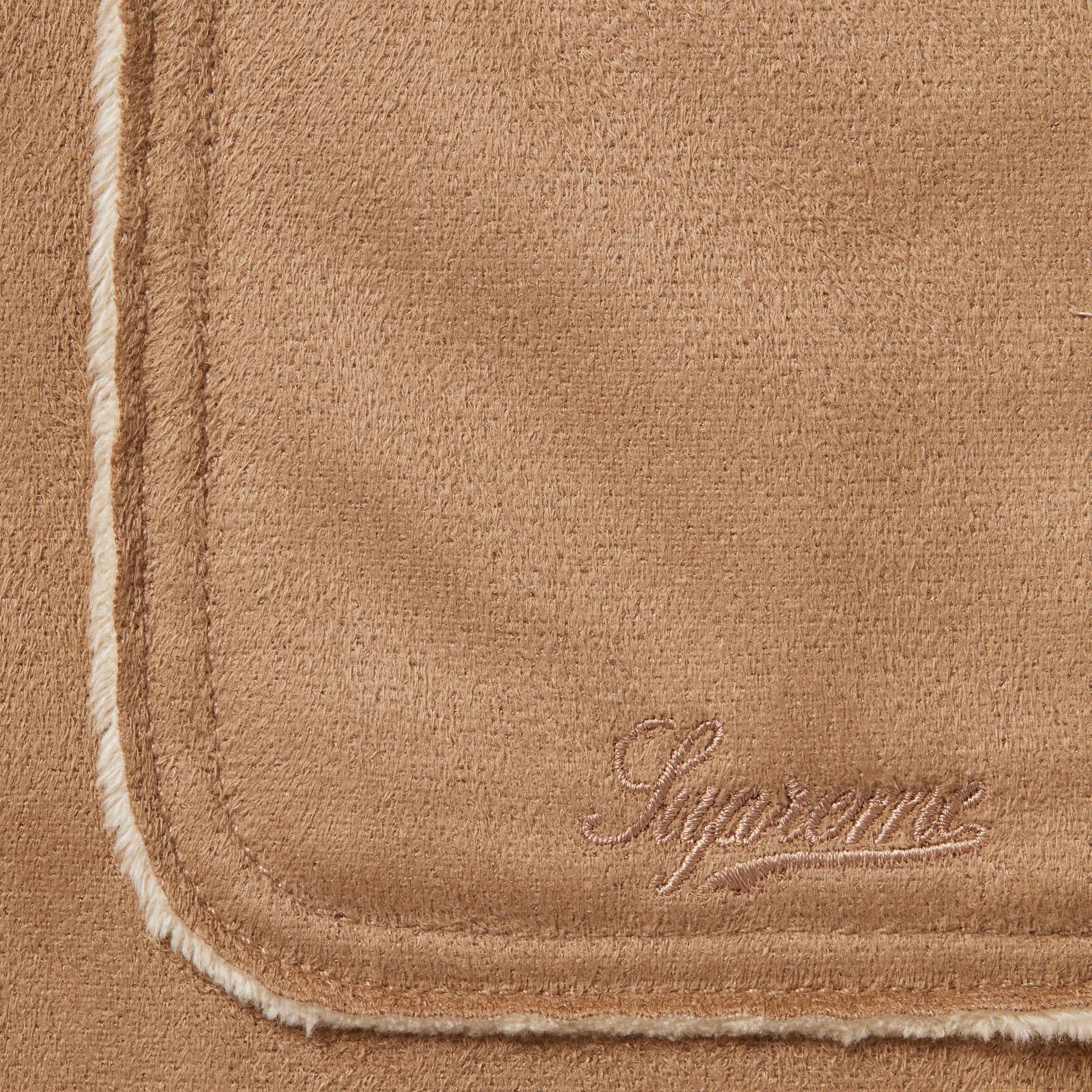 Supreme Faux Suede Snap Shirt (FW25) - Tan - $168