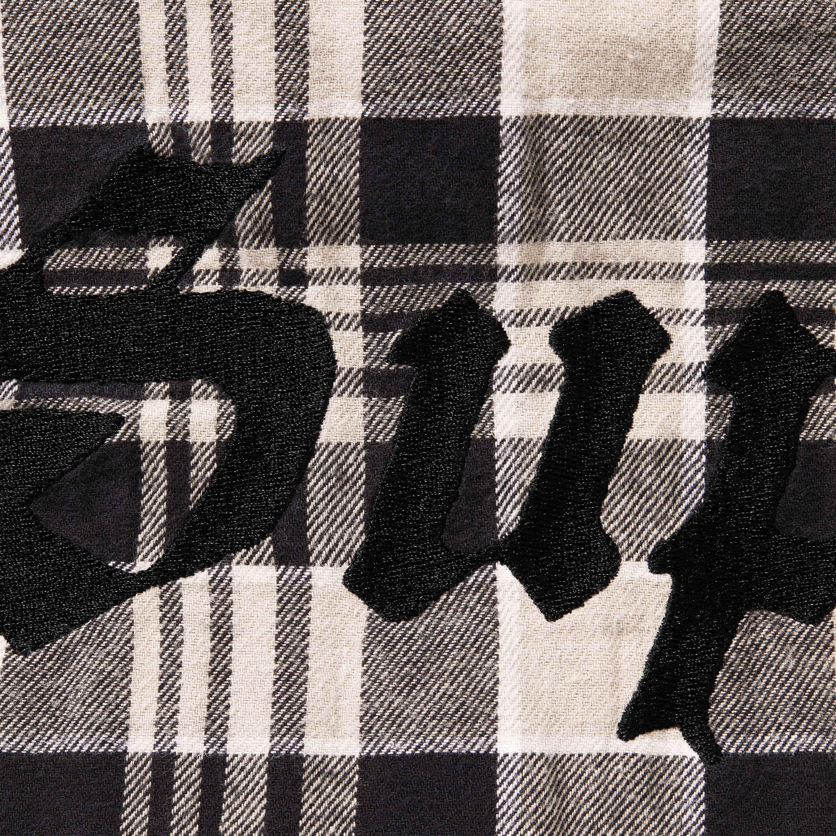 Supreme Lined Zip Up Hooded Flannel Shirt (FW25) - Light Tan - $168