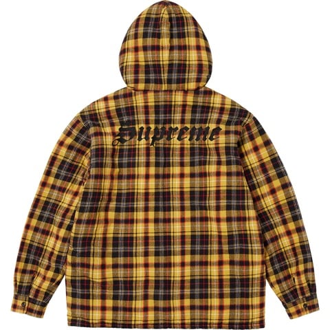 Lined Zip Up Hooded Flannel Shirt - SupremeCommunity