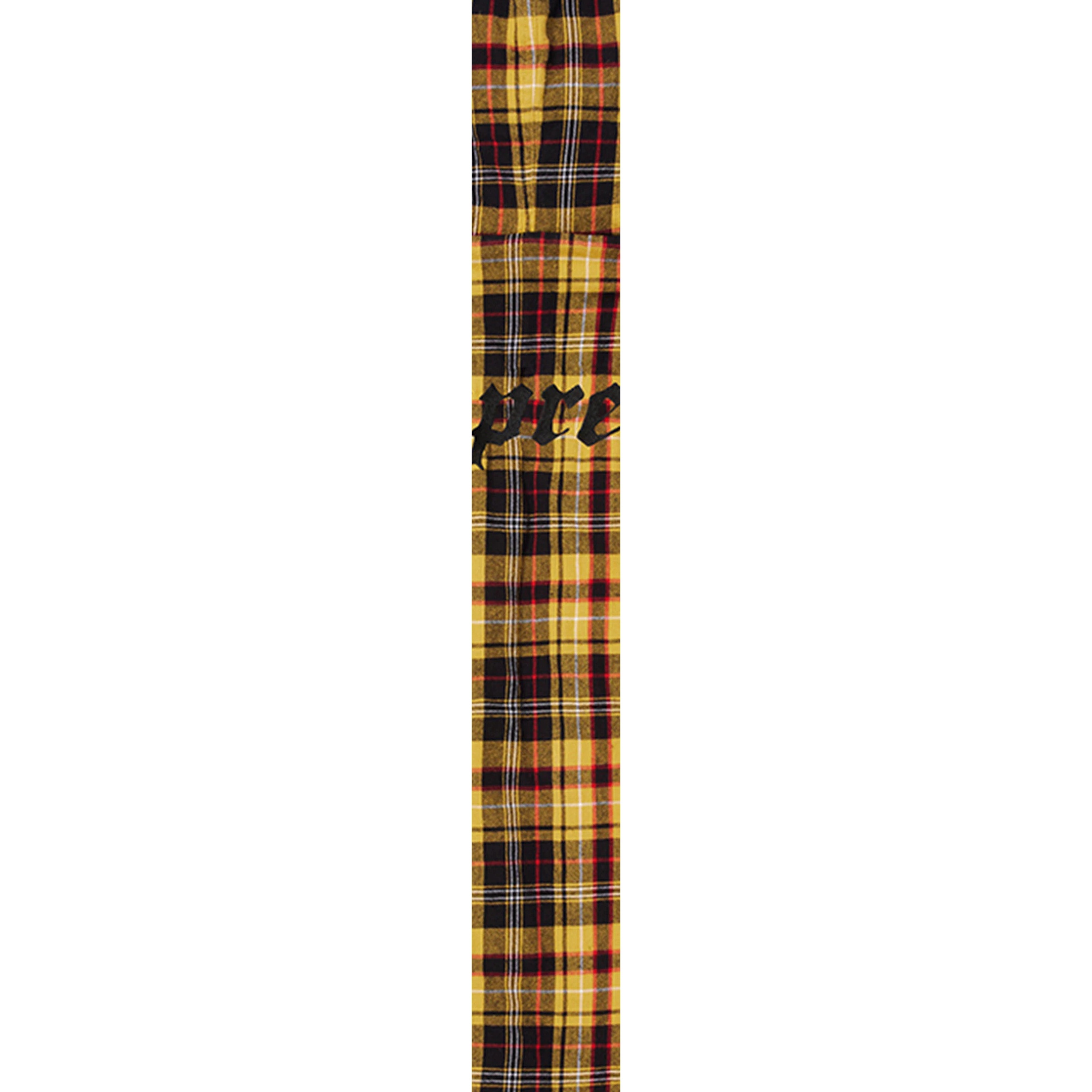 Supreme Lined Zip Up Hooded Flannel Shirt (FW25) - Yellow - $168