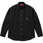 Supreme Loose Fit Flannel Oxford Shirt (FW25) - Black