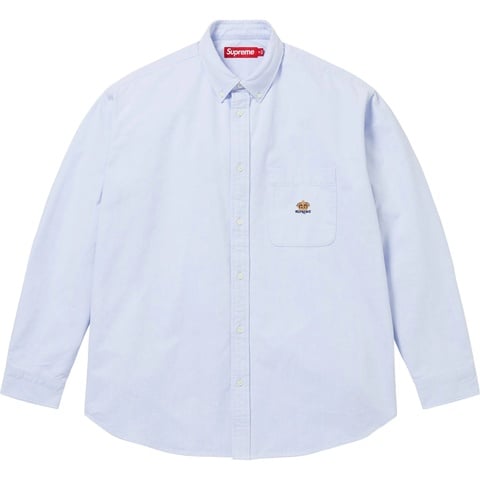 Loose Fit Flannel Oxford Shirt - SupremeCommunity