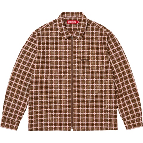 Metallic Plaid Zip Up Shirt - fall/winter 2025 - Supreme