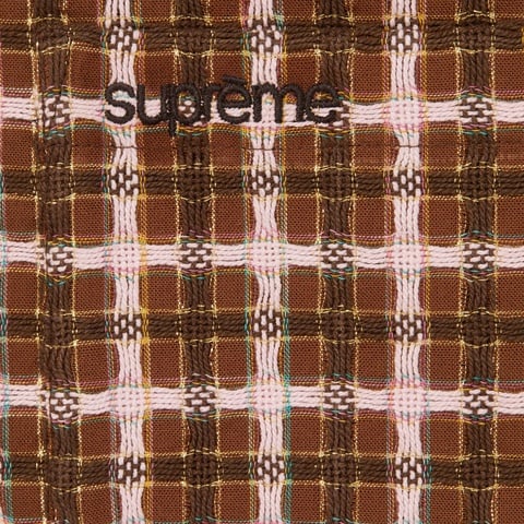 Metallic Plaid Zip Up Shirt - fall/winter 2025 - Supreme