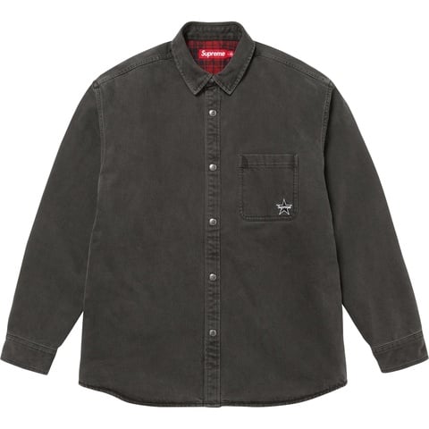Quilted Lined Denim Snap Shirt - fall/winter 2025 - Supreme