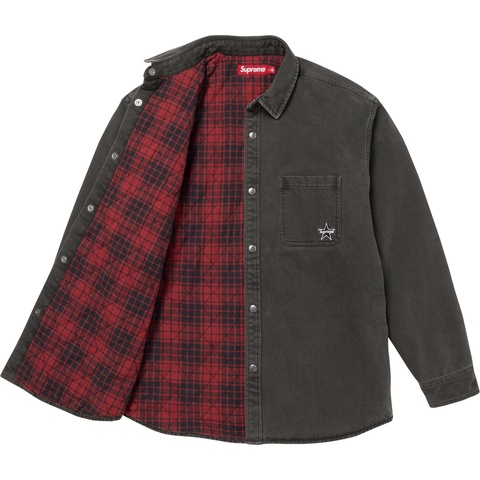 Quilted Lined Denim Snap Shirt - fall/winter 2025 - Supreme