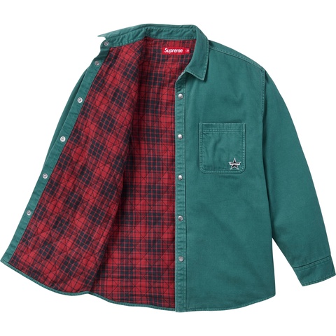 Quilted Lined Denim Snap Shirt - fall/winter 2025 - Supreme