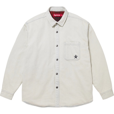 Quilted Lined Denim Snap Shirt - fall/winter 2025 - Supreme