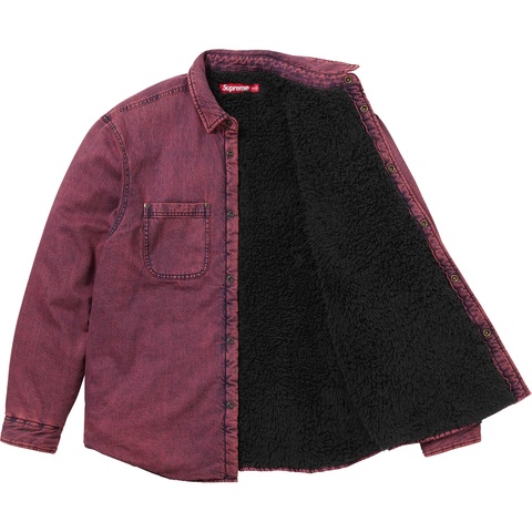Shearling Lined Denim Work Shirt - Supreme
