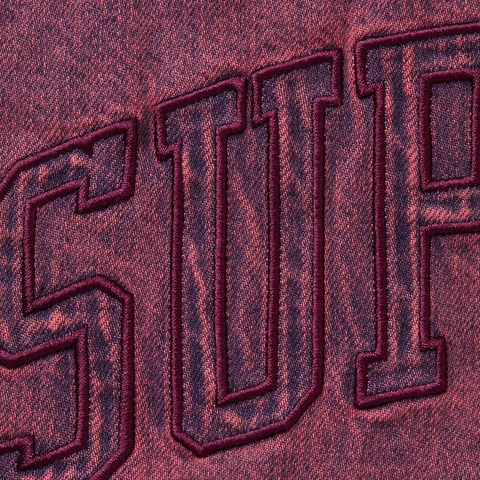 Supreme Shearling Lined Denim Work Shirt - Overdyed Pink