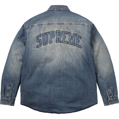 Shearling Lined Denim Work Shirt - Supreme