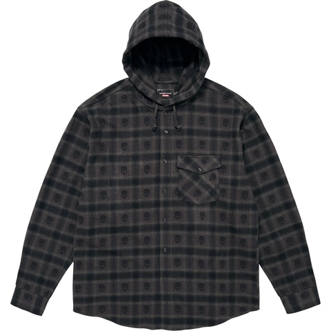 Supreme®/Number (N)ine® Hooded Flannel Shirt - Supreme
