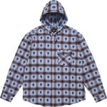 Supreme Supreme Number (N)ine Hooded Flannel Shirt (FW25) - Blue